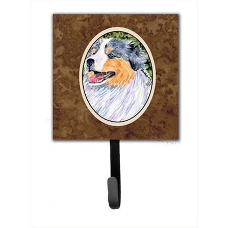 Jensendistributionservices 4.25 x 6 in. Australian Shepherd Leash Or Key Hook MI1713221